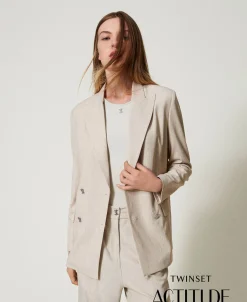 Giacca Blazer MYFO Con Ricamo