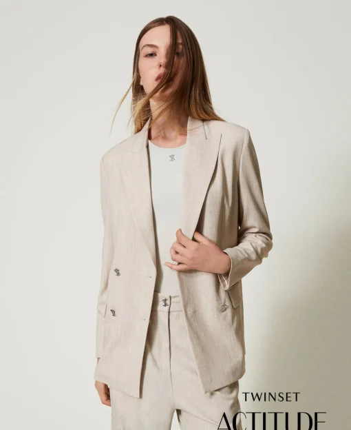 Giacca Blazer MYFO Con Ricamo
