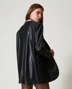 Giacca Blazer MYFO Effetto Pelle