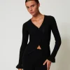 Giacca Fitted In Maglia Con Mix Di Punti