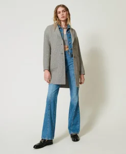 Giacca In Jeans Con Tasche