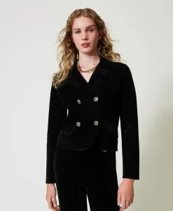 Giacca In Maglia Con Bottoni Oval T
