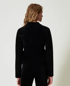 Giacca In Maglia Con Bottoni Oval T