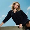 Giacca In Maglia Jacquard Check