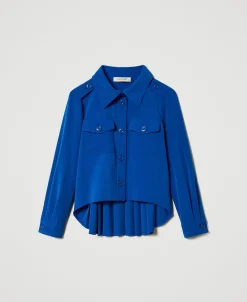 Giacca Overshirt In Flanella