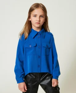 Giacca Overshirt In Flanella