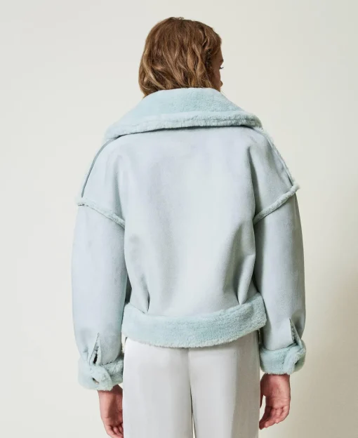 Giacca Reversibile Con Faux Fur