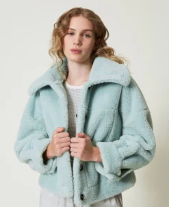 Giacca Reversibile Con Faux Fur