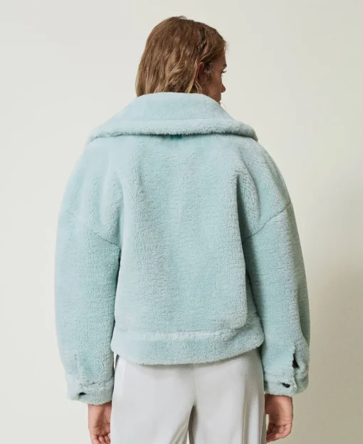 Giacca Reversibile Con Faux Fur