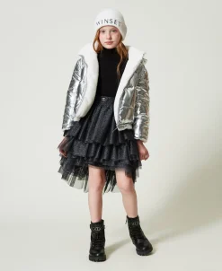 Giacca Reversibile In Faux Fur