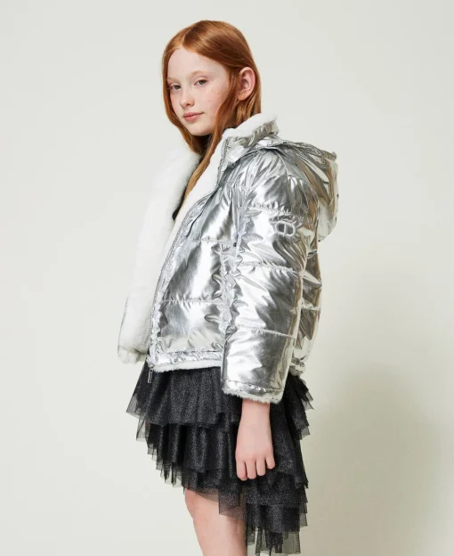 Giacca Reversibile In Faux Fur