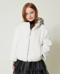 Giacca Reversibile In Faux Fur