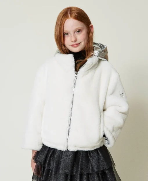 Giacca Reversibile In Faux Fur