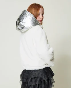 Giacca Reversibile In Faux Fur