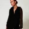 Gilet Con Piume