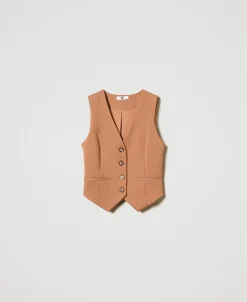 Gilet In Tessuto Scuba