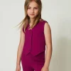 Gilet Monopetto Con Bottoni In Tono