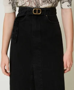 Gonna In Jeans Con Cintura