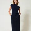 Gonna Longuette Gessata Lurex