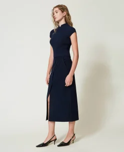 Gonna Longuette Gessata Lurex
