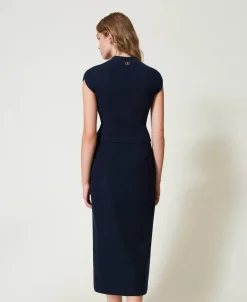 Gonna Longuette Gessata Lurex