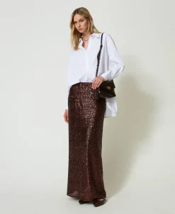 Gonna Lunga In Full Paillettes