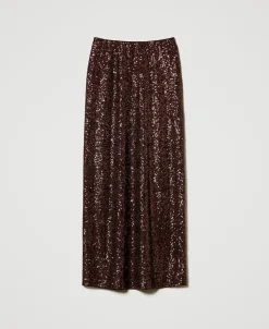 Gonna Lunga In Full Paillettes