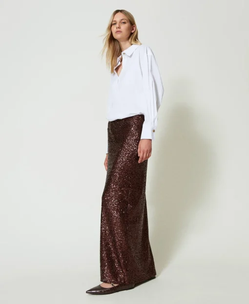 Gonna Lunga In Full Paillettes