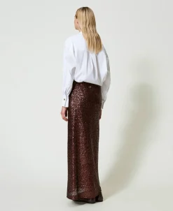 Gonna Lunga In Full Paillettes