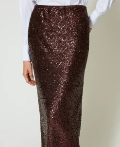 Gonna Lunga In Full Paillettes