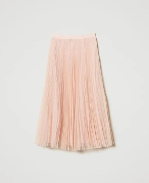 Gonna Lunga In Tulle Plissé