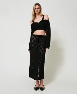 Gonna Lunga Seamless In Filato Treeblend