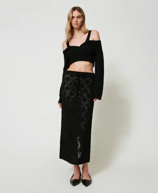 Gonna Lunga Seamless In Filato Treeblend