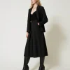 Gonna Pantalone In Misto Lana Con Cintura