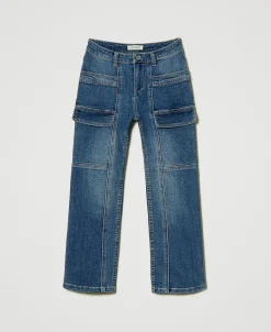 Jeans Cargo Con Tasche