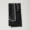 Kefiah Con Stampa Logo E Cuori