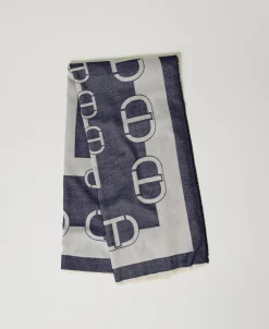 Kefiah Jacquard Con Logo