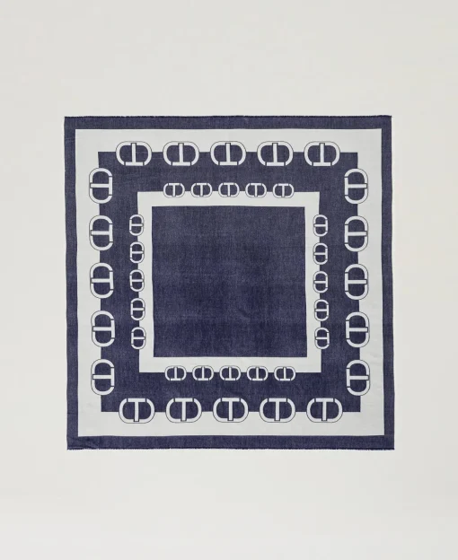Kefiah Jacquard Con Logo