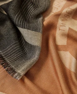 Kefiah Jacquard Con Oval T