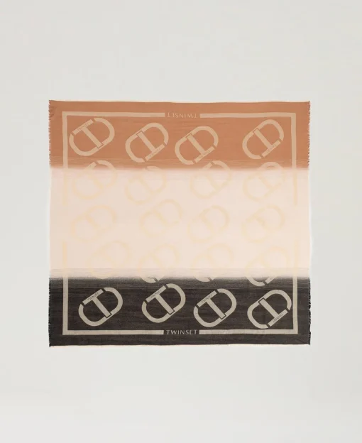 Kefiah Jacquard Con Oval T