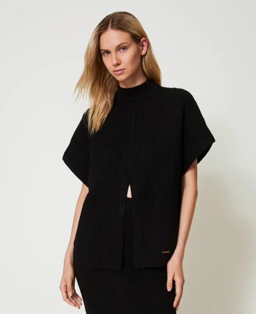 Maglia A Poncho A Costine