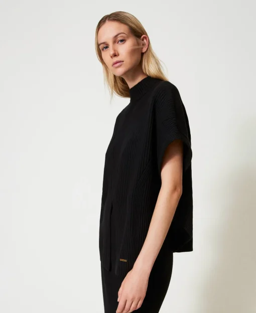 Maglia A Poncho A Costine