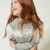 Maglia Con Oval T Jacquard E Frange