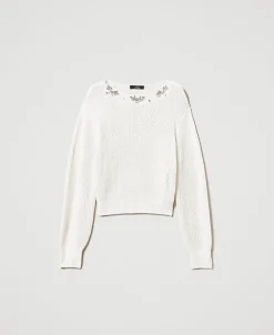 Maglia Con Ricami Fatti A Mano