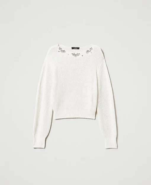 Maglia Con Ricami Fatti A Mano