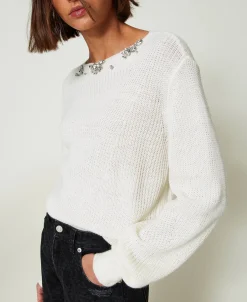 Maglia Con Ricami Fatti A Mano