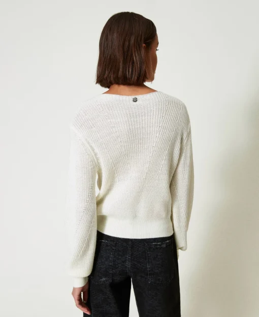 Maglia Con Ricami Fatti A Mano