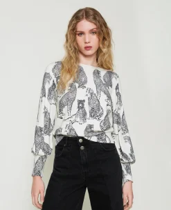 Maglia Con Stampa Giaguari