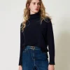 Maglia Dolcevita In Lana E Cashmere