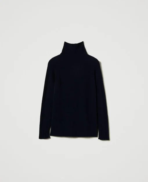 Maglia Dolcevita In Lana E Cashmere